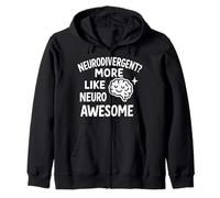 Imprenditore neurodivergente Fondatore di ADHD Creative Brain Felpa con Cappuccio