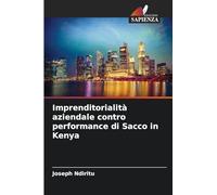 Imprenditorialità aziendale contro performance di Sacco in Kenya