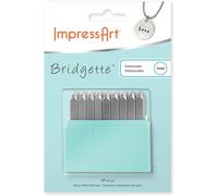 Impressart Bridgette 3mm Minuscolo Metallo Timbri 27pc Set Arte e Mestiere Tool