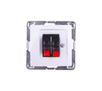 IMPRESSION Presa altoparlante doppia bianca GG-2Y/m/00