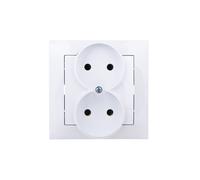 IMPRESSION presa doppia b/u bianco GP-2Y/00