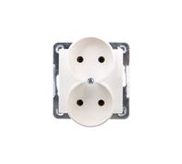 IMPRESSION presa doppia b/u ecru GP-2YR/m/27