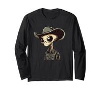 Impressionante Alien Cowboy per un tocco galattico Maglia a Manica