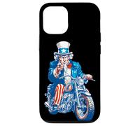 Impressionante America Uncle con Moto per Sam e Moto Custodia per iPhone 12/12 Pro