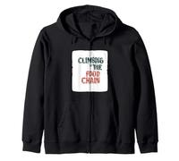 Impressionante Arrampicata sulla Catena Alimentare Discorso Costume Felpa con Cappuccio