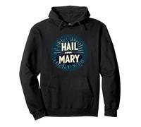 Impressionante Ave Maria Momento con Cool Football Felpa con Cappuccio