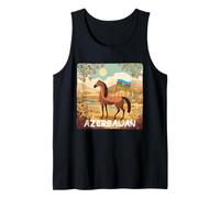 Impressionante Azerbaigian Vista con National Horse Look Canotta