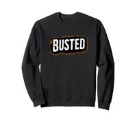 Impressionante Busted Statement Emblema Felpa