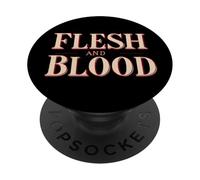 Impressionante Carne e Sangue Logo Discorso PopSockets PopGrip Adesivo