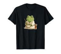 Impressionante Cerimonia della Rana per Gli Amanti del tè e del Giappone Maglietta