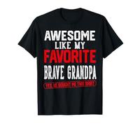 Impressionante Come Il Mio Preferito Brave Nonno retrò Umorismo Maglietta