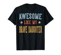 Impressionante Come La Mia Brave Figlia Retro Vintage Maglietta