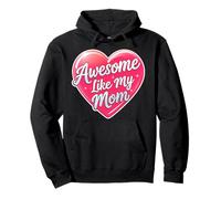 Impressionante come mia mamma figlia madre mamma mamma cuore mamma mamma mamma Felpa con Cappuccio