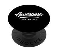 Impressionante Come Mio Figlio Papà Mamma PopSockets PopGrip Adesivo