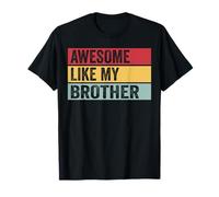 Impressionante Come Mio Fratello Divertente Vintage Distressed Maglietta