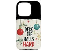 Impressionante Deck the Halls Hard Look per Uomo e Donna Custodia per iPhone 14 Pro