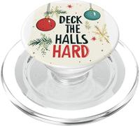 Impressionante Deck the Halls Hard Look per Uomo e Donna PopSockets PopGrip per MagSafe