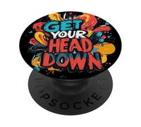 Impressionante Dichiarazione Get Your Head Down PopSockets PopGrip Adesivo