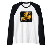 Impressionante grido di Vittoria Speech Emblem Maglia con Maniche Raglan