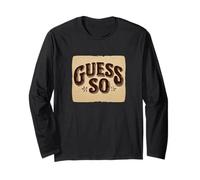Impressionante Guess So Speech Costume Maglia a Manica