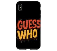 Impressionante Indovina Chi Guarda Costume Custodia per iPhone XS Max