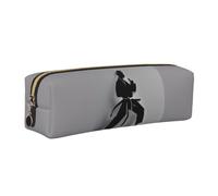 Impressionante Karate Men stampa unisex astuccio quotidiano ufficio viaggio elegante cancelleria organizzatore, Oro, One Size, Organizer per borse