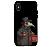 Impressionante Medievale Doc Look con Maschera per gli Amanti del Regno Custodia per iPhone X/XS