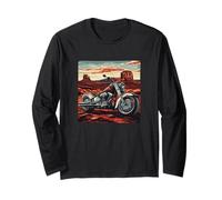 Impressionante Moto del Deserto per Gli Amanti di Strade e Viaggi Maglia a Manica