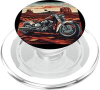 Impressionante moto del deserto per gli amanti di strade e viaggi PopSockets PopGrip per MagSafe