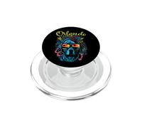 Impressionante Orlando FL cane che indossa occhiali da sole design astratto PopSockets PopGrip per MagSafe