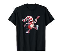 Impressionante Peppermint Candy Rock Costume per Gli Amanti della Chitarra Maglietta