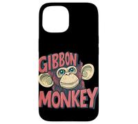 Impressionante scimmia Gibbon Custodia per iPhone 15