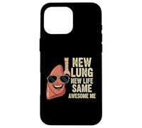 Impressionante trapianto di polmone Survivor Recovery Design Custodia per iPhone 16 Pro Max