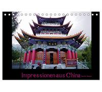 Impressionen aus China (Tischkalender 2026 DIN A5 quer), CALVENDO Monatskalender: China, das Reich der Mitte und des Roten Drachens