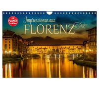 Impressionen aus FLORENZ (Wandkalender 2027 DIN A4 quer), CALVENDO Monatskalende
