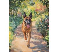 Impressionist Dogs: Belgian Malinois: A Fine Art Notebook for Everyday Inspiration