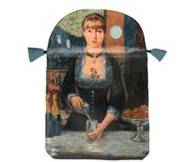 Impressionists Raso Tarocchi Carte Borsa Blu Scuro 16x22.5 CM By LO SCARABEO