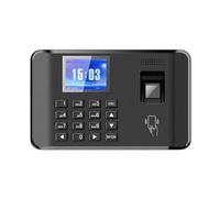 Impronta digitale biometrica intelligente Password Macchina for presenze Orologio Dipendente Registratore for il check-in Messaggio vocale sullo schermo LCD Punzonatura precisa(US add USB disk)