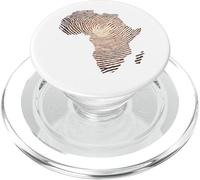 Impronta digitale dell'Africa della melanina PopSockets PopGrip per MagSafe