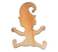 Impronta Modello Gnome - Stencil A Forma Di Vacanza, Stampa In Vinile | Segnalino Percorso Della Neve, Design Foglio Decorativo Per Pannelli Di Finestra Walk Schizzo Fai -da -te Dipi