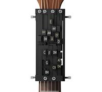 Impronta per chitarra - Sistema di apprendimento con accordo per chitarra, supporto per esercizi portatile per band studio casa viaggio ukulele
