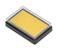 Impronta per il Bambino, Timbro Sicuro per Piedi e Mani Riutilizzabili con Carta per Ragazzi e Ragazze, Facile Pulizia (Inchiostro giallo)