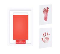Impronta per neonato, kit impronte per piedi e mani neonato, Clean Touch tamponi evitare che la pelle del bambino, non tocchi colore, impronta del piede per bambini, impronta neonata, doccia, regalo