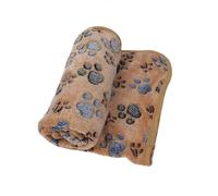 Impronta Zampa Coperta Animali Domestici Cane Gatto Super Soft Pile Cuscino Ma