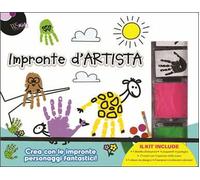 Impronte d'artista. Crea con le impronte personaggi fantastici! Con gadget