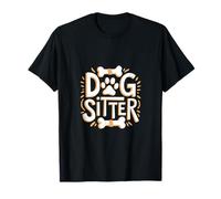 Impronte e ossa delle zampe di Dog Sitter Maglietta