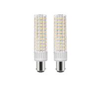 Improved LED Bulbs, 8w B15d Base, 3000k Warm White, 910lm, 220-230v Compatibility, Equivalent to 90w/80w/75w, 2-Pack of Light Bulbs