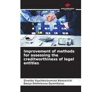 Improvement of methods for assessing the creditworthiness of legal entities