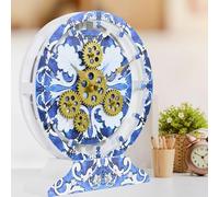 ImprovingLife The Gears Clock Orologio da Parete Collezione Italia con ingranaggi mobili (Cetara, 25,4 cm rotondo)
