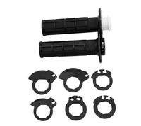 Impugnati del manubrio della motocicletta universale 22 mm 7 da 8 pollici con meccanismo di bloccaggio a sei ruote compatibili con la maggior parte del manubrio a farfalla(Black)